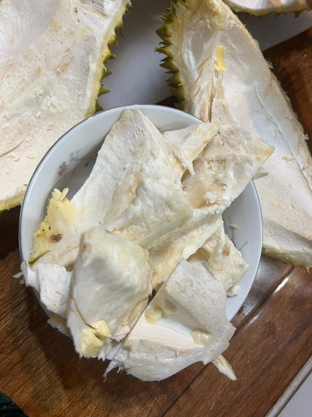 榴莲壳炖鸡