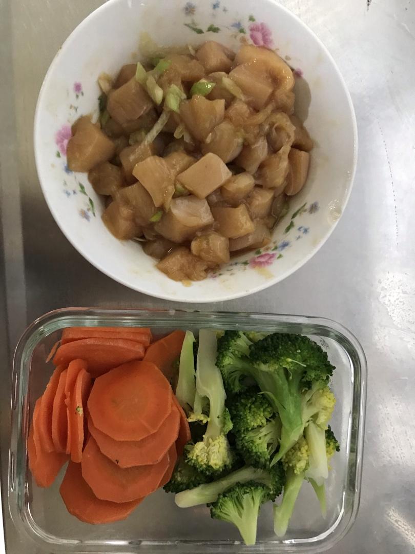 鸡胸肉炒西兰花