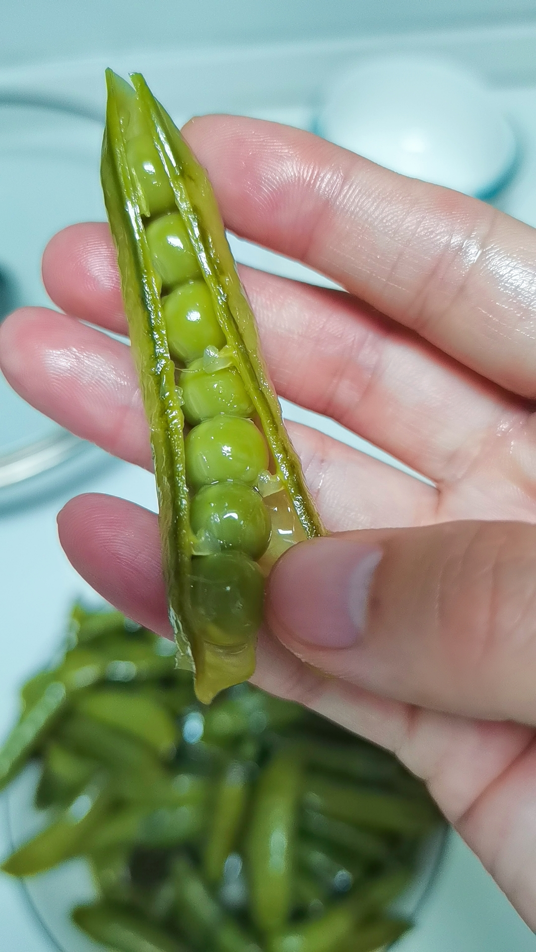 五香水煮豌豆荚的做法