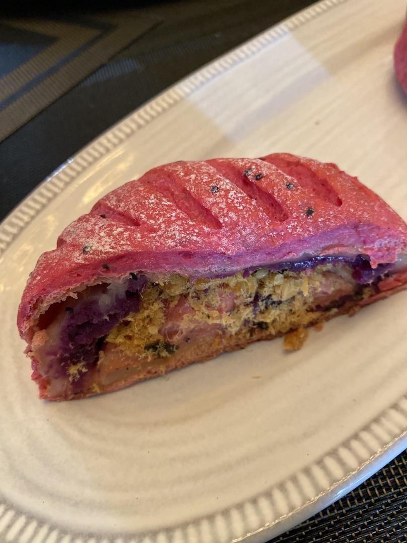 四色超满足软欧面包附四种馅料(麻薯肉松、坚果乳酪、鸡肉蔬菜、蟹棒玉米)完胜网购