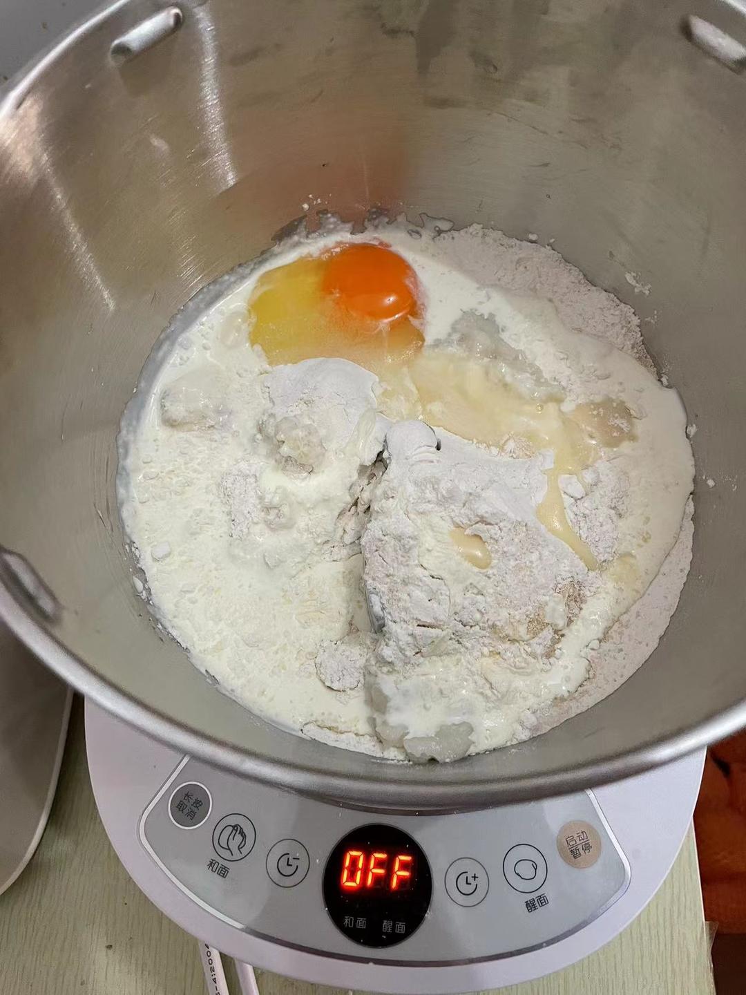 纯奶手撕吐司的做法 步骤1