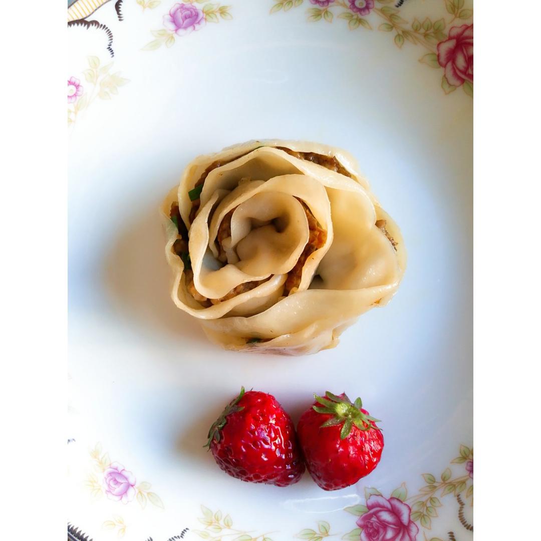 玫瑰花饺子