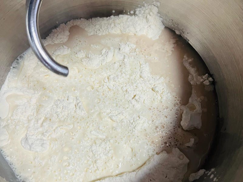 纯奶手撕吐司的做法 步骤1