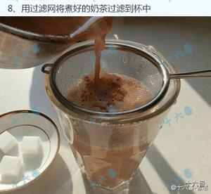 图解正统地道的港式奶茶做法的做法 步骤8