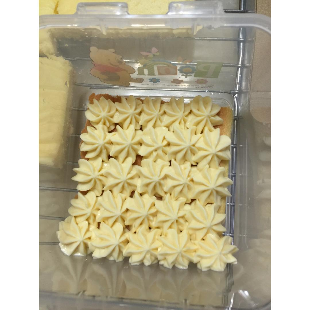 网红日式豆乳盒子蛋糕