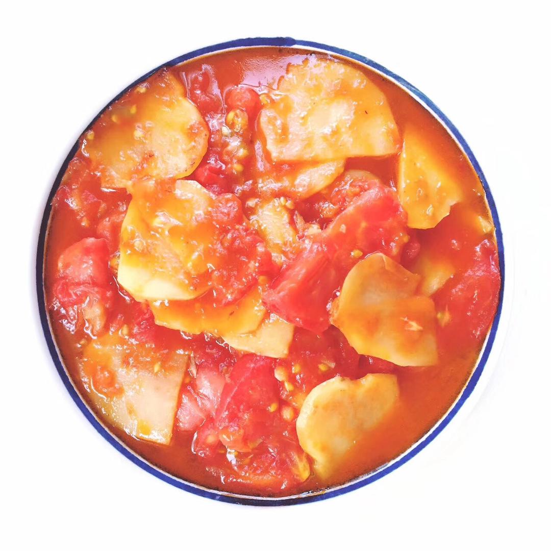 番茄炒土豆的做法