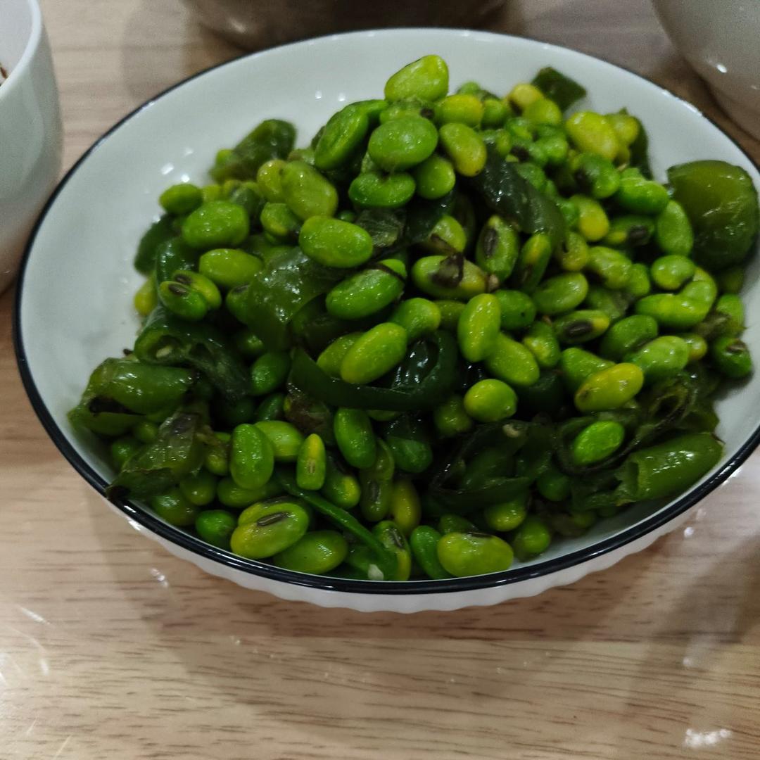 清炒毛豆