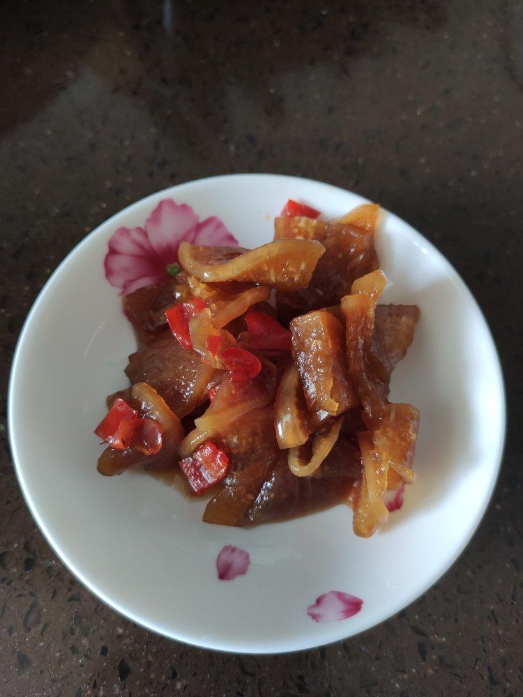 脆爽的白萝卜小咸菜