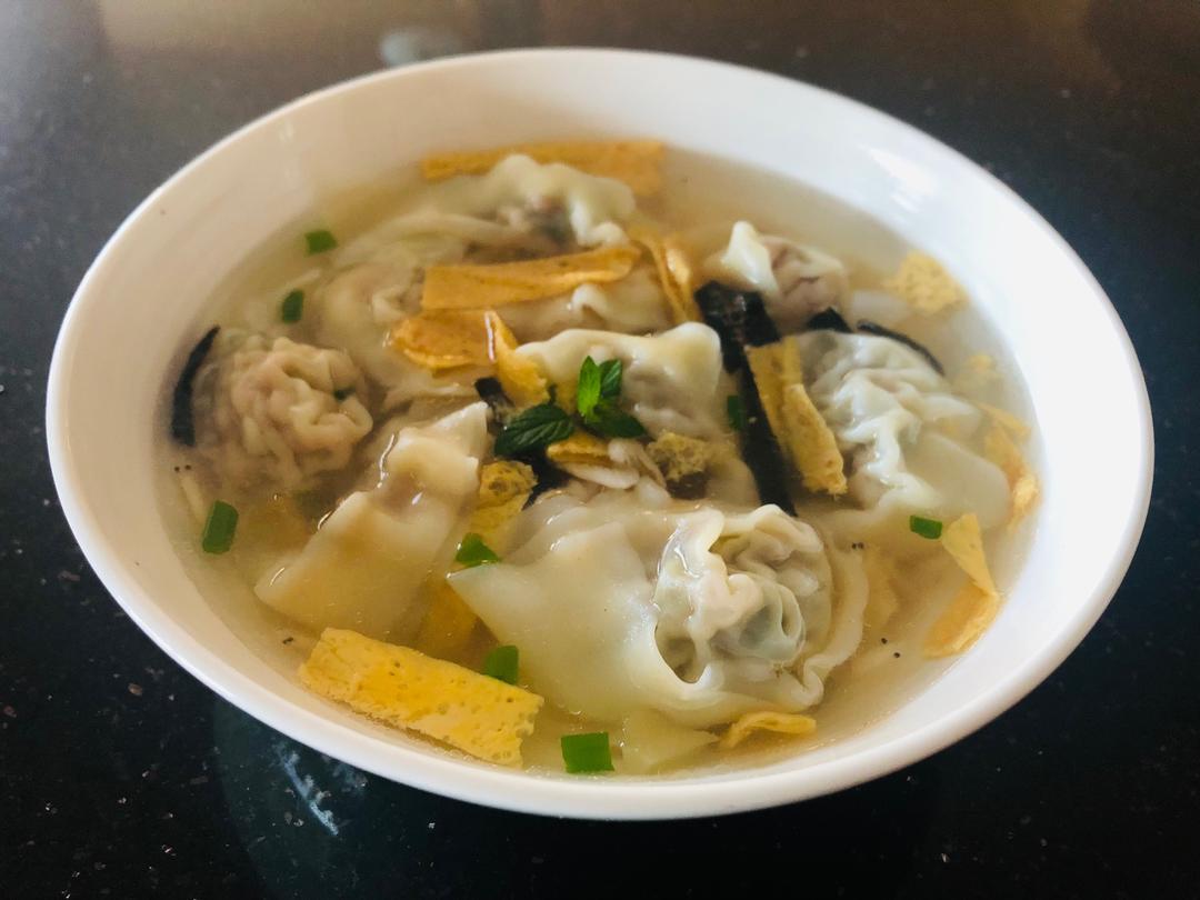 252#杭州小，中馄饨附汤料的做法
