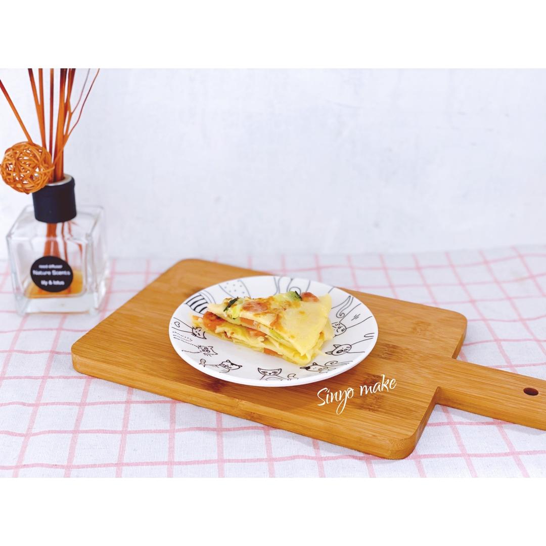 青瓜火腿鸡蛋饼（超快手早餐）