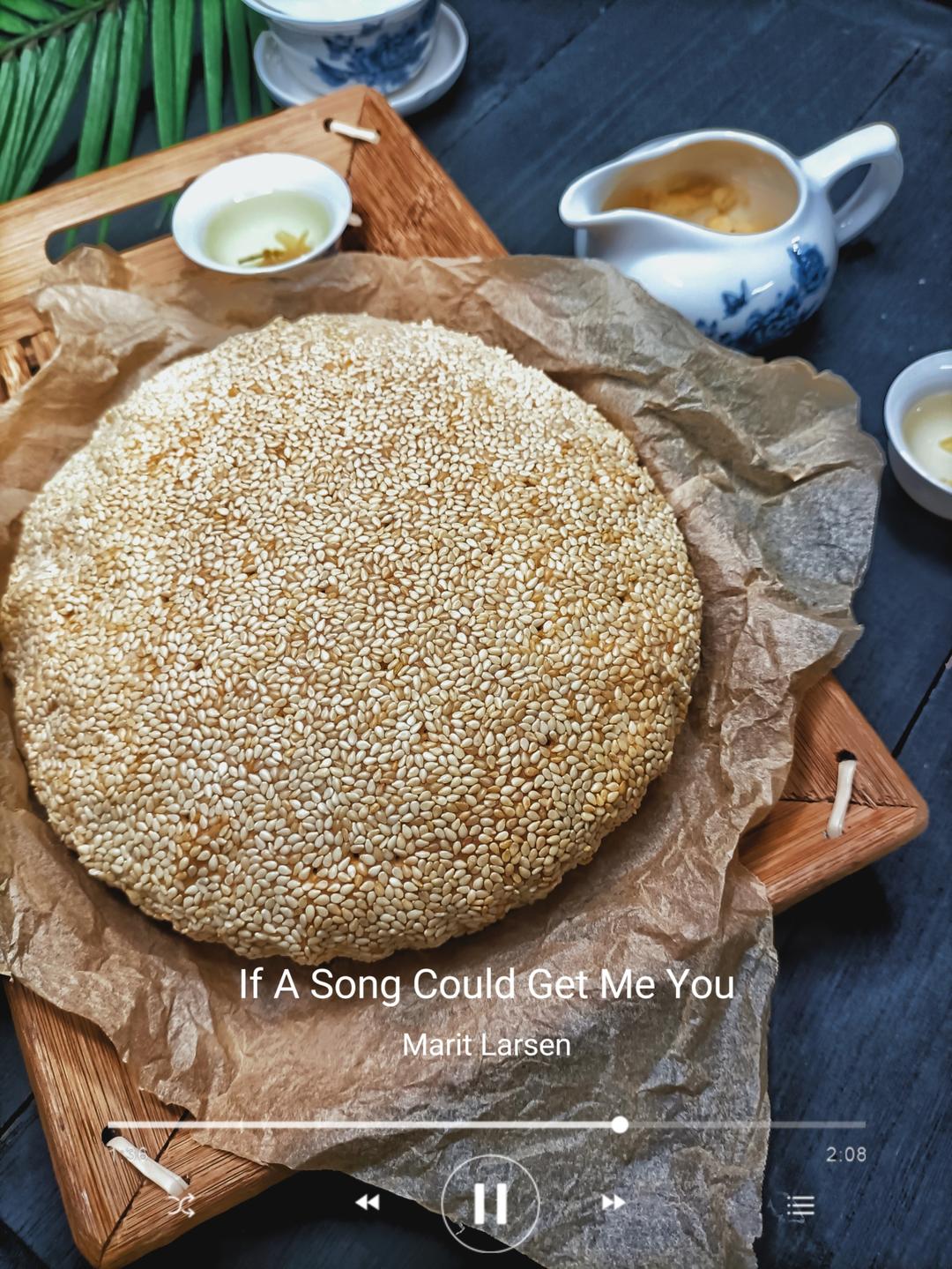 芝麻酥皮大月饼