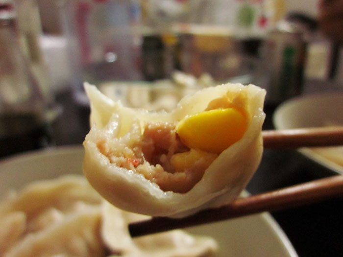 瘦肉玉米饺子
