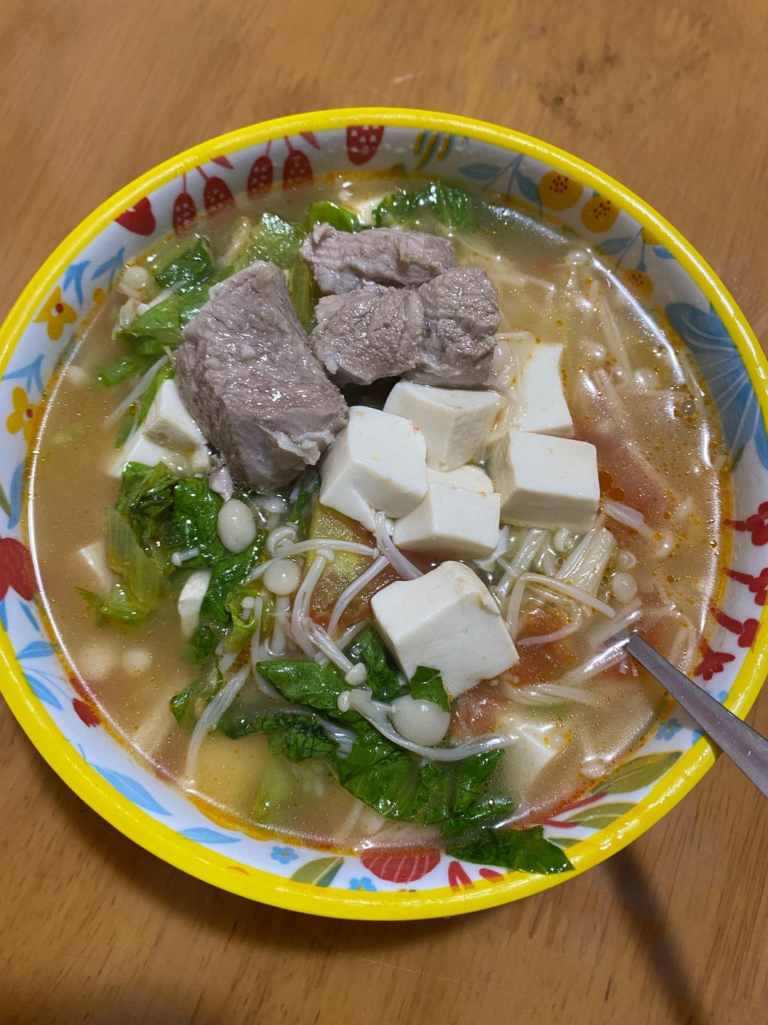 低卡高蛋白番茄豆腐汤