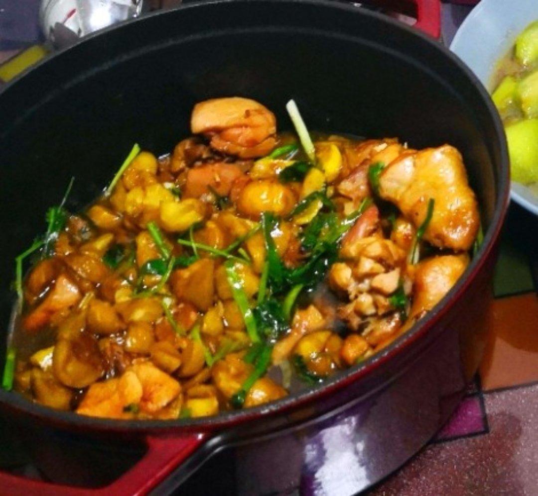 栗子鸡煲