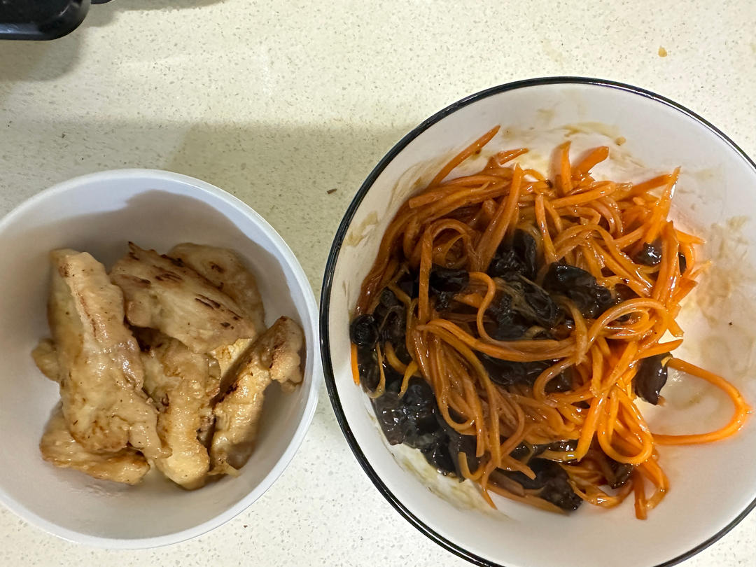 鱼香黑木耳炒蛋（泡发黑木耳）