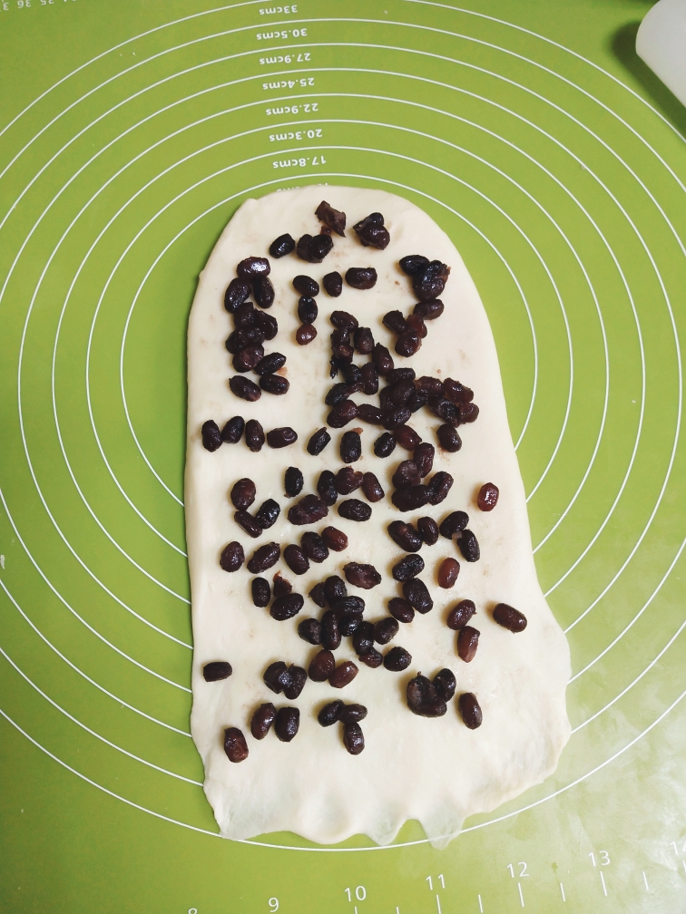 蜜红豆吐司🍞不用厨师机快速出手套膜的做法 步骤11