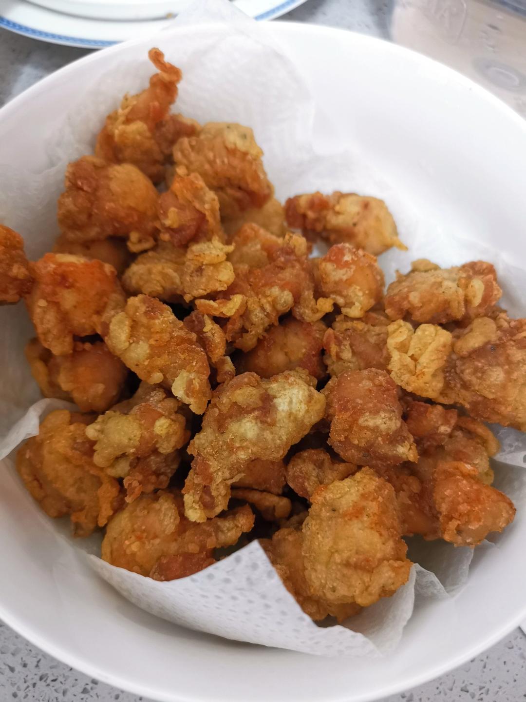 真正的鸡米花是不裹面包糠的（转）