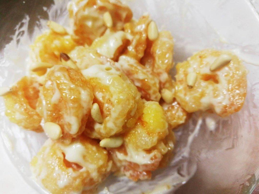 在家也能做大菜之2~“芥末虾球”