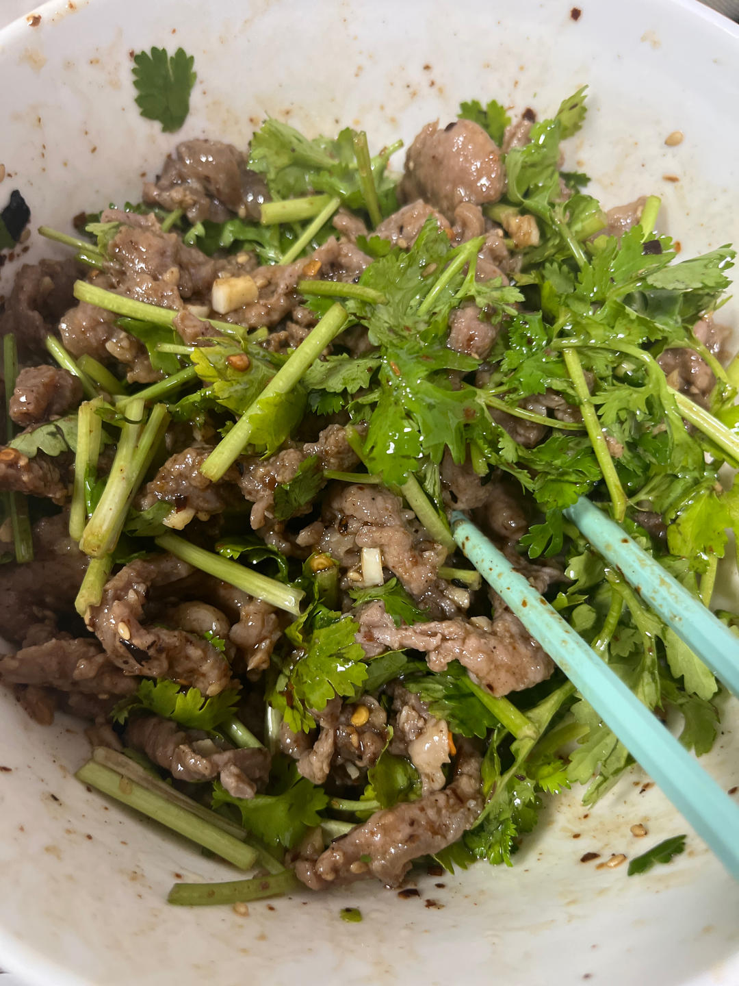 丈母娘吃了都夸的凉拌香菜牛肉