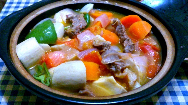 番茄蘑菇炖牛肉