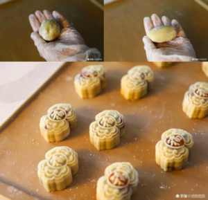 广式月饼|咸蛋红豆沙，经典口味！的做法 步骤8