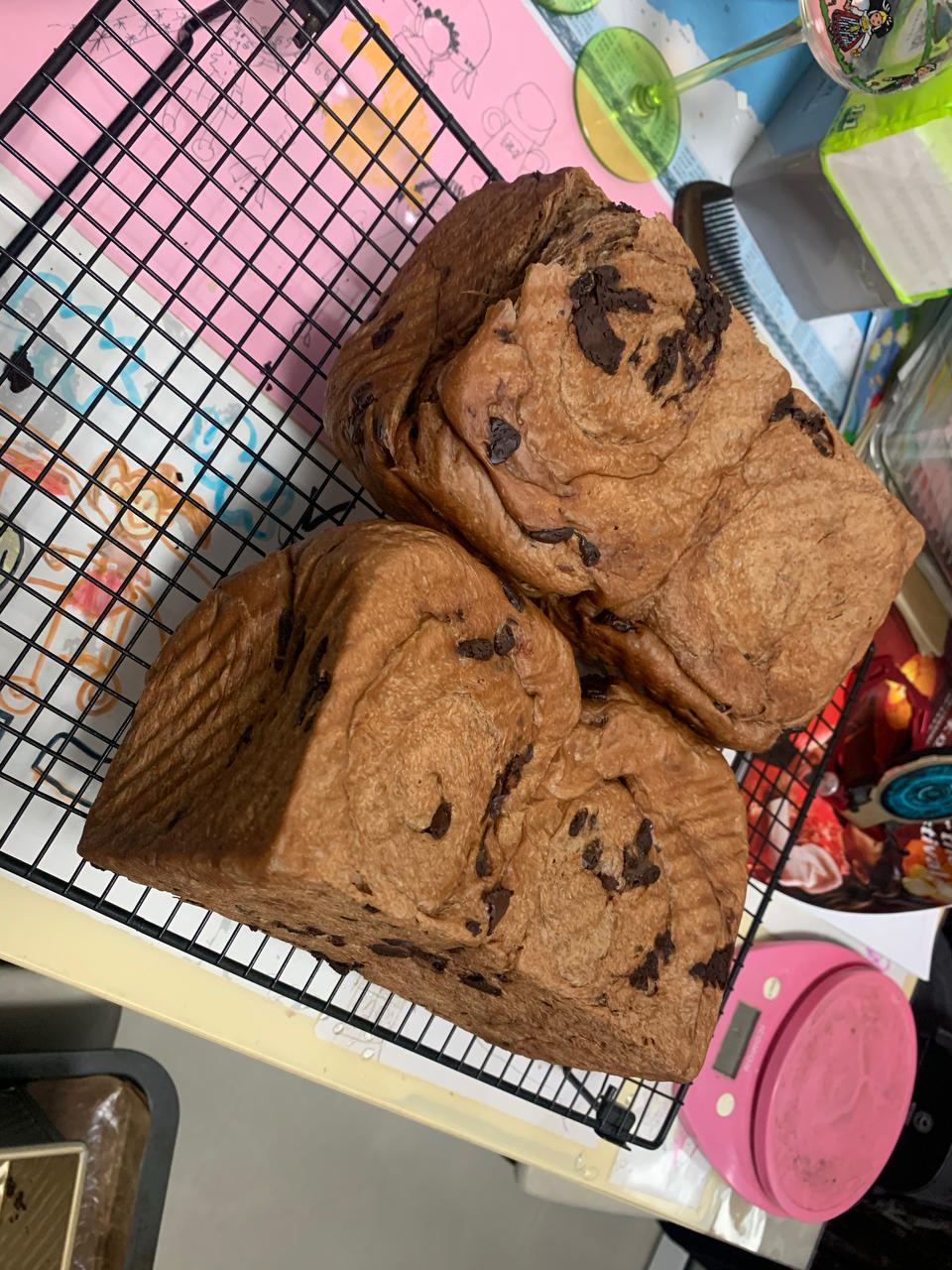 好吃到翘jiojio的巧克力生吐司