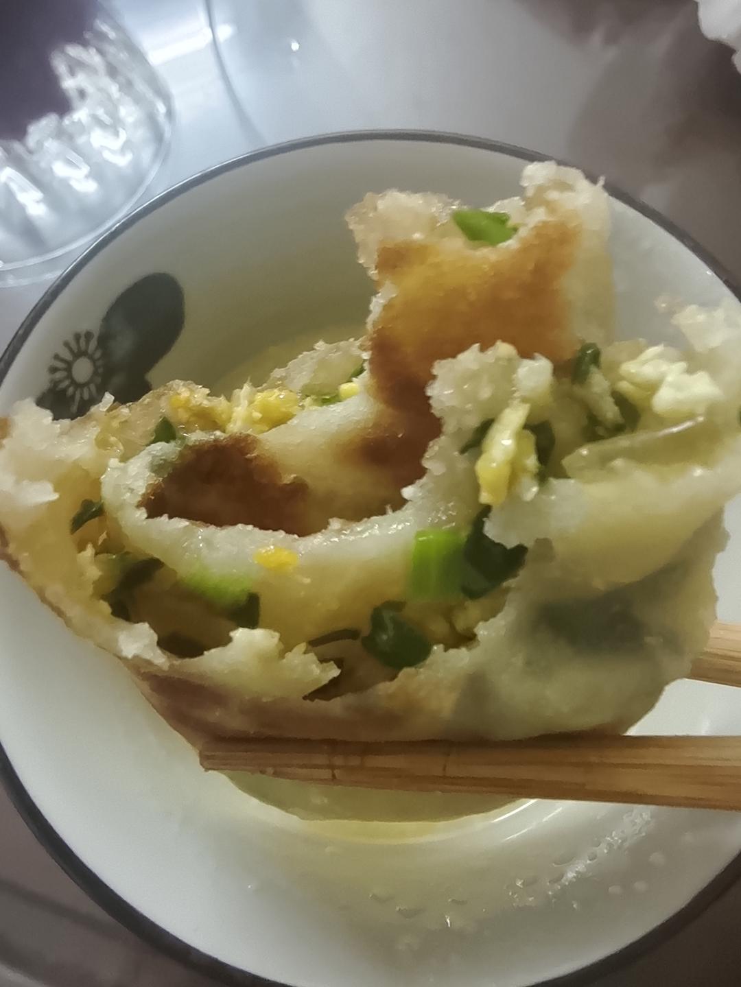 韭菜鸡蛋馅饼