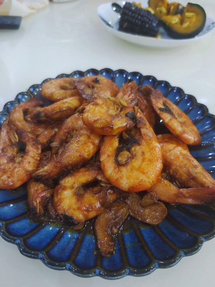 油焖茄汁大虾