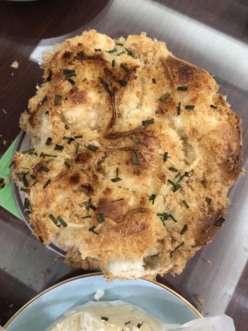 肉松手撕面包—超软会爆浆的面包哟