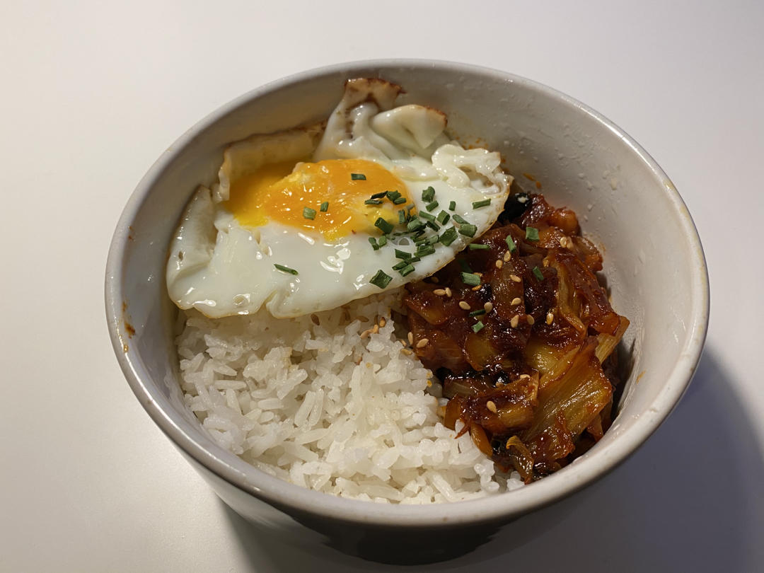 🔥爆好吃的韩式五花肉泡菜拌饭❗️