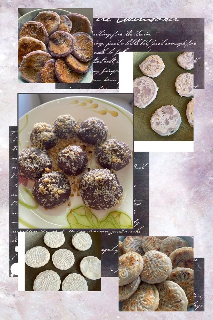 超级简单糯米豆沙饼