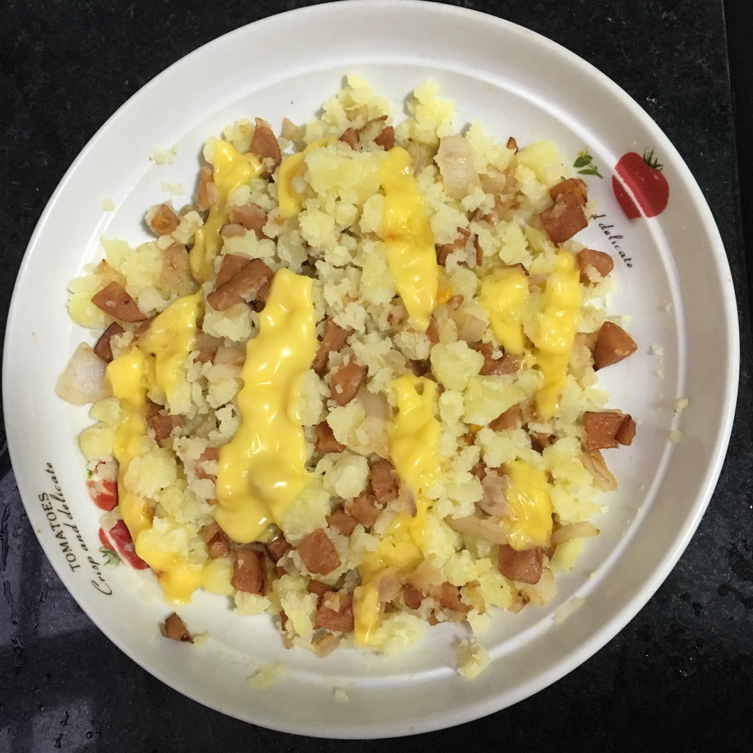 微波炉焗土豆泥