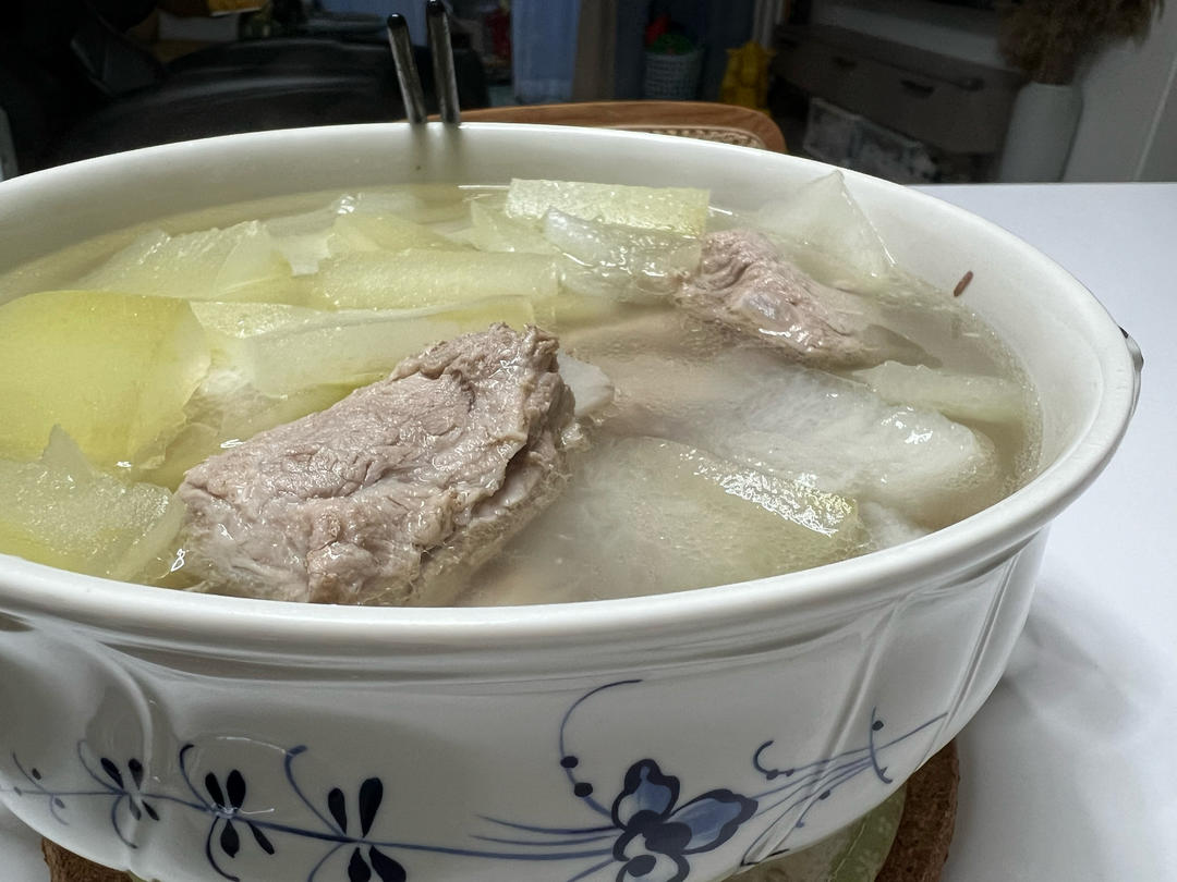 冬瓜排骨汤，夏天的味道