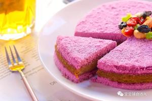 紫薯板栗松糕 宝宝辅食食谱的做法 步骤14
