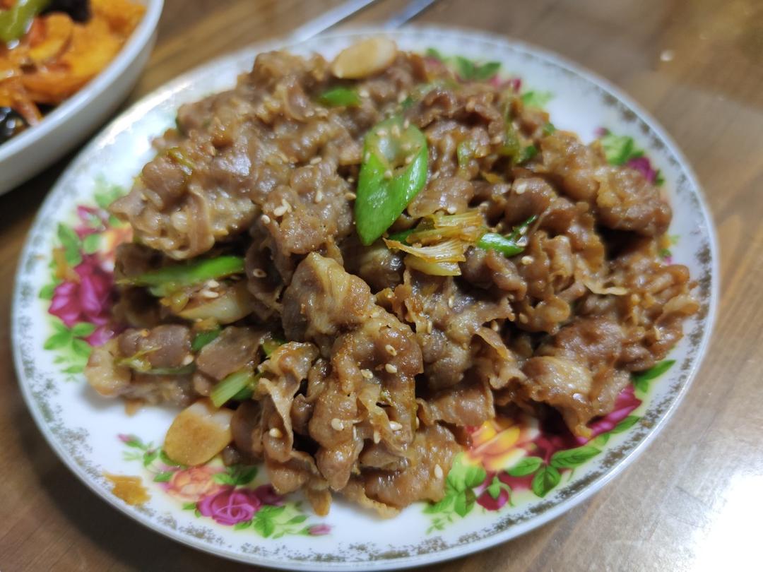 葱爆孜然羊肉