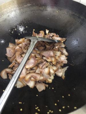 蒜苔炒猪头肉的做法 步骤9