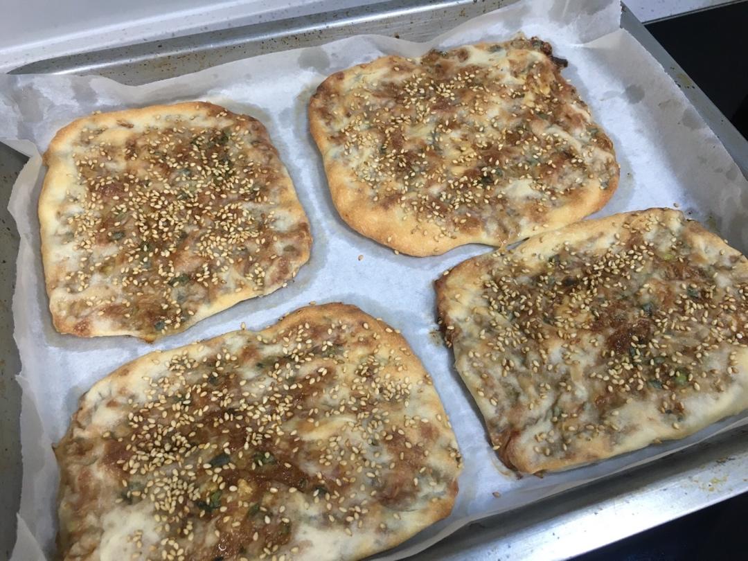 👩‍🍳香喷喷的榨菜鲜肉锅盔～吃一次忘不了💁🏻‍♀️