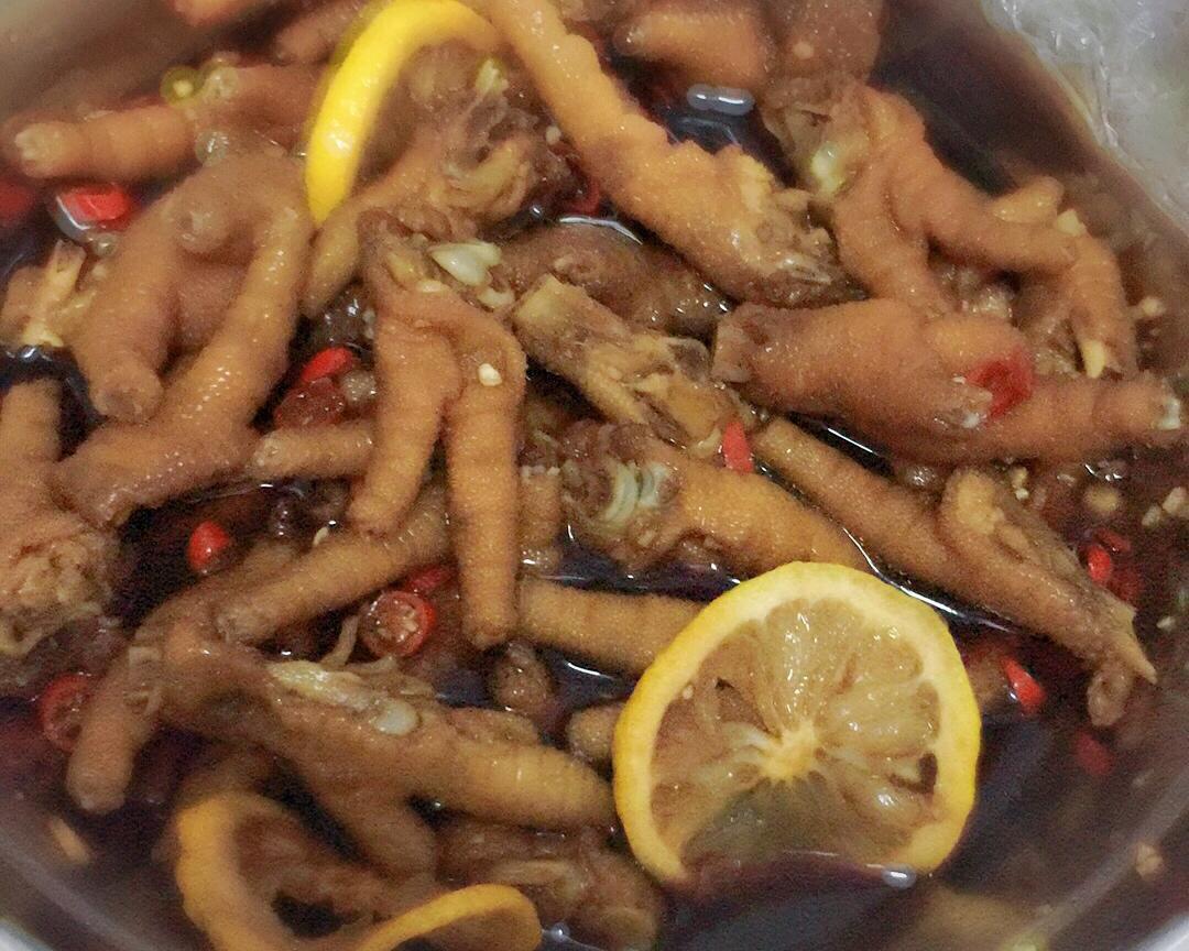 柠檬酸辣凉拌鸡爪