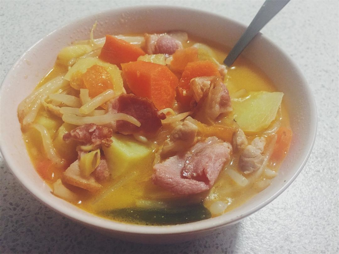 #排毒汤#西红柿豆芽汤