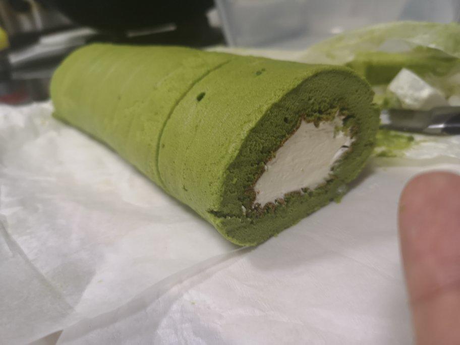 烫面抹茶蛋糕卷（卷不易裂）