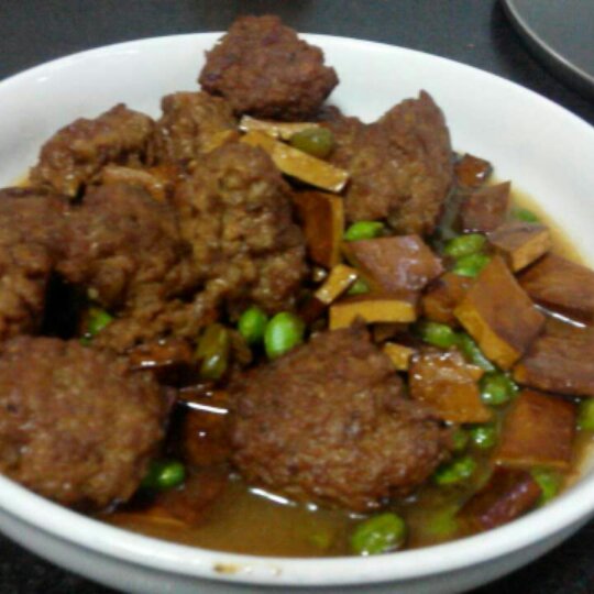 红烧肉圆