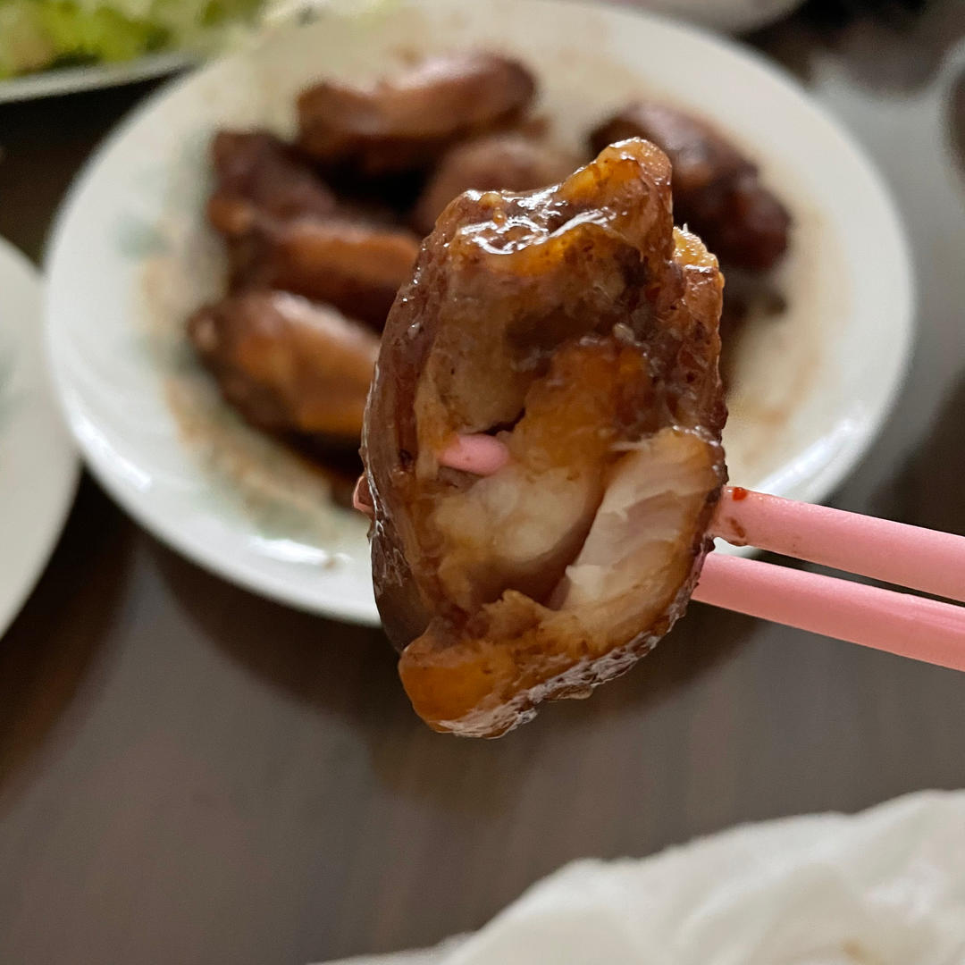 鸡翅包虾滑
