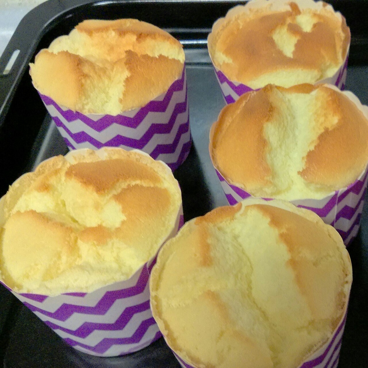 戚风小纸杯蛋糕