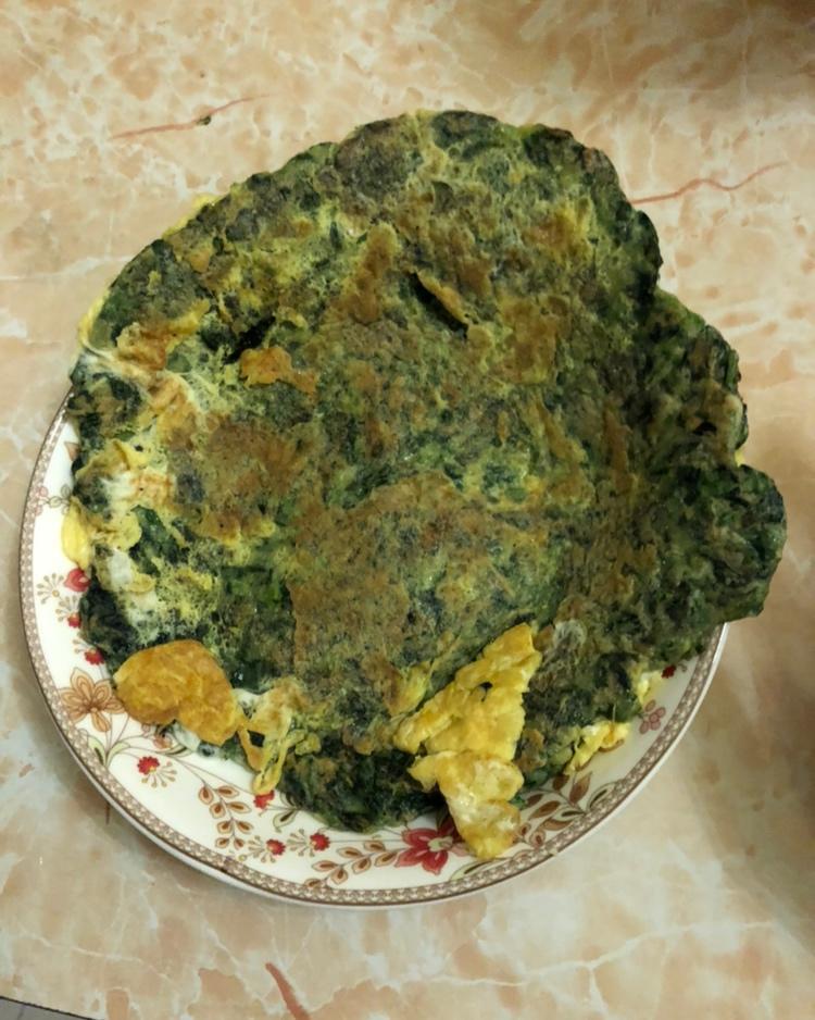 低脂菠菜蛋饼