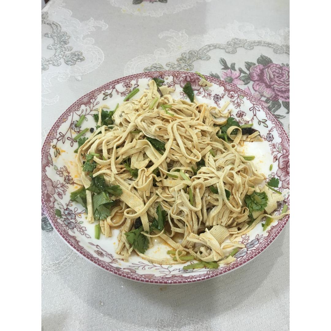炝拌干豆腐丝