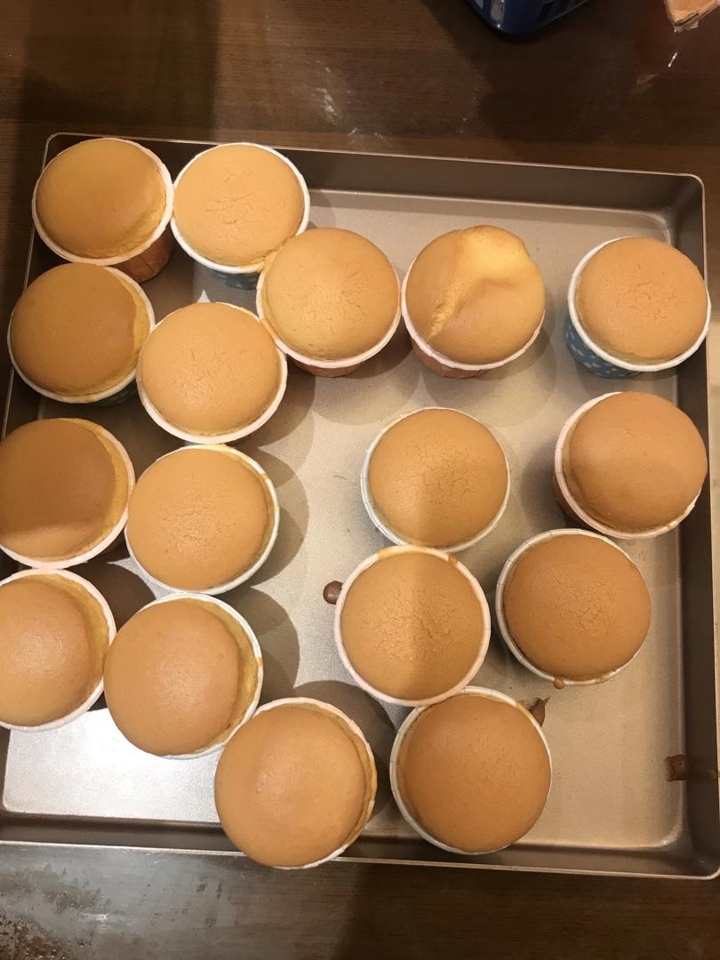 纸杯蛋糕 8寸戚风蛋糕的量