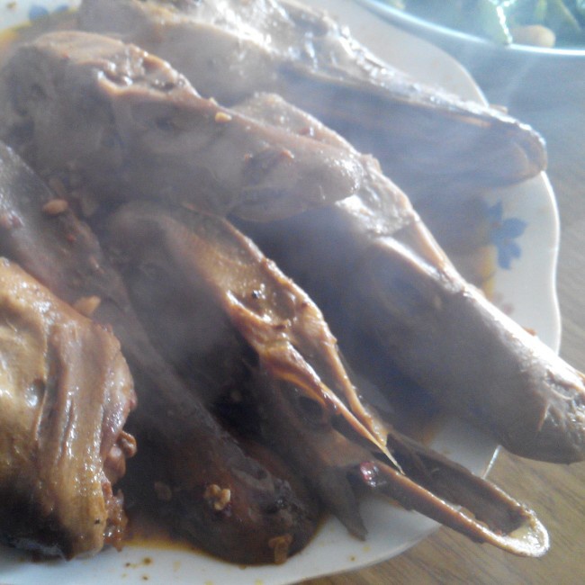 麻辣鸭头