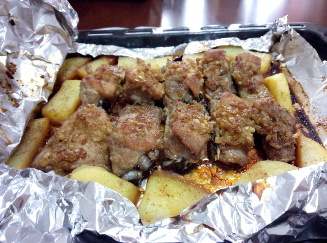 香到骨头里的蒜香排骨（烤箱）