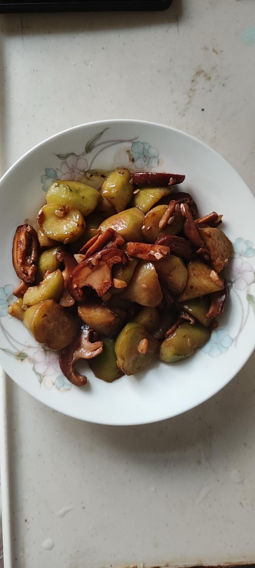 香菇炒丝瓜