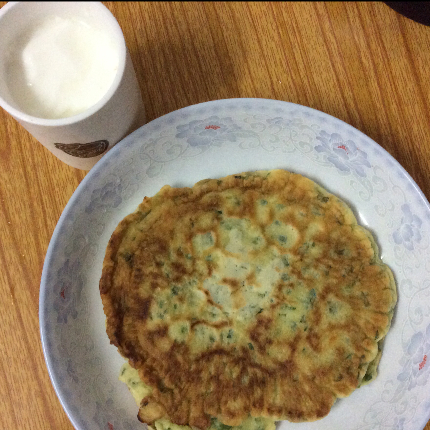 韭菜鸡蛋饼